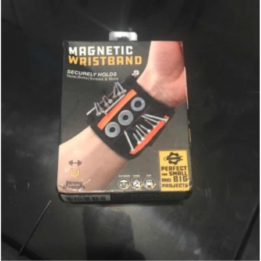 Magnetic Wristband Tool Holder for Screws Nails Drill Bits Bolt Present